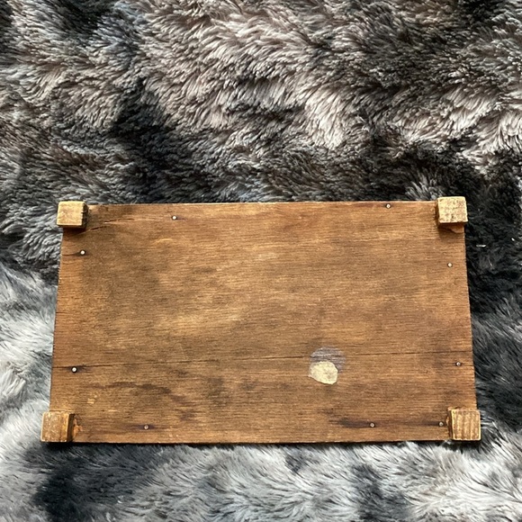 Vintage Carved Wood Double
Tile Trivet - Picture 4 of 16